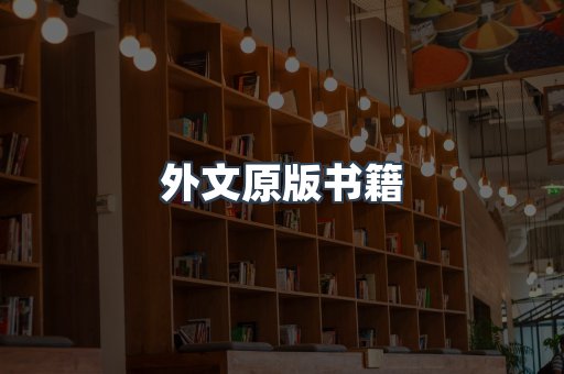 外文原版书籍